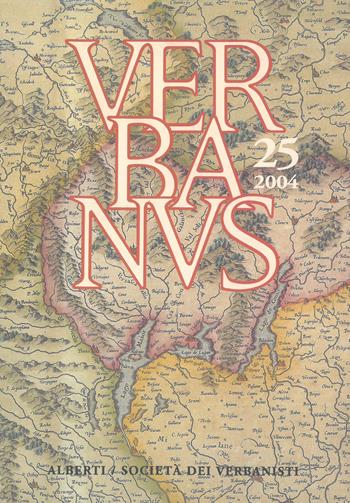 Verbanus. Rivista per la cultura, l'arte, la storia del lago. Vol. 25  - Libro Alberti 2009, Verbanus | libraccio.click