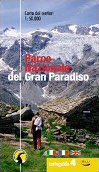 Cartoguida del parco nazionale del Gran Paradiso. La cartoguida dei sentieri 1:50.000. Ediz. illustrata  - Libro Blu Edizioni 2007, Cartoguida | libraccio.click