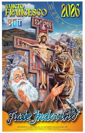 Calendario Frate Indovino 2026. Sancto Francesco - Daniele Giglio - Libro Frate Indovino 2025 | libraccio.click