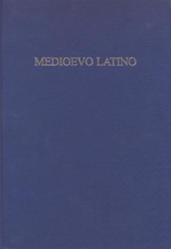 Medioevo latino. Bollettino bibliografico della cultura europea. Vol. 38  - Libro Sismel 2017 | libraccio.click