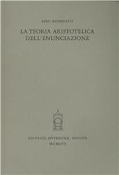 La teoria aristotelica dell'enunciazione