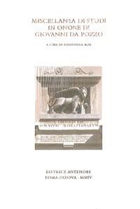 Miscellanea di studi in onore di Giovanni da Pozzo  - Libro Antenore 2004, Miscellanea erudita | libraccio.click