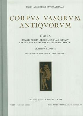 Corpus vasorum antiquorum. Italia. Vol. 83: Ruvo di Puglia - Giuseppina Gadaleta - Libro L'Erma di Bretschneider 2018, Corpus vasorum antiquorum | libraccio.click