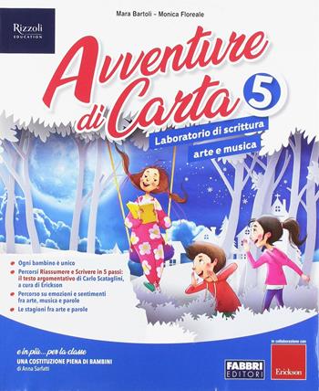 Avventure di carta. Sussidiario dei linguaggi. Per la 5ª classe elementare. - Mara Bartoli, Monica Floreale - Libro Fabbri 2018 | libraccio.click