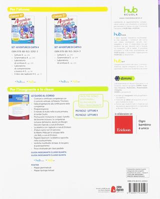 Avventure di carta. Sussidiario dei linguaggi. Per la 5ª classe elementare. - Mara Bartoli, Monica Floreale - Libro Fabbri 2018 | libraccio.click