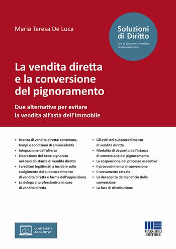 La vendita diretta e la conversione del pignoramento. Due alternative per evitare la vendita all’asta dell’immobile - Maria Teresa De Luca - Libro Maggioli Editore 2023, Soluzioni di diritto | libraccio.click
