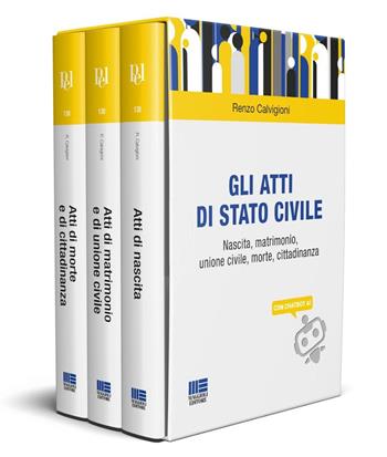 Gli atti di stato civile. Nascita, matrimonio, unione civile, morte, cittadinanza. Con chatbot AI - Renzo Calvigioni - Libro Maggioli Editore 2025, Progetto ente locale | libraccio.click