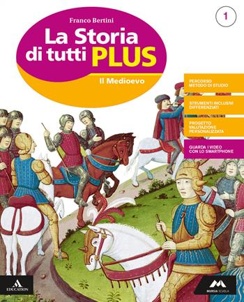 La storia di tutti plus. Per la Scuola media. Con 2 libri: Atlante-Quaderno. Vol. 1 - Franco Bertini - Libro Mursia Scuola 2019 | libraccio.click
