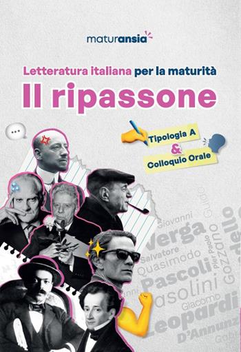 Letteratura italiana per la maturità. Il ripassone - 4STUDENTS srl, C. Gandi - Libro MaturAnsia 2025, Ripassoni | libraccio.click