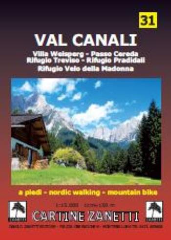 Cavalese e dintorni 1:30.000 a piedi, nordic walking, mountain bike  - Libro Danilo Zanetti Editore 2016, Cartine Zanetti | libraccio.click