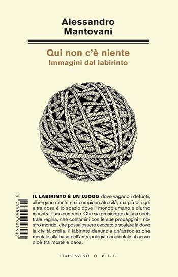 Qui non c'è niente. Immagini dal labirinto - Alessandro Mantovani - Libro Italo Svevo 2025, Biblioteca di letteratura inutile | libraccio.click