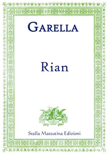 Rian. Versione per il Concorso suoni d'arpa 2016 - Daniele Garella - Libro Stella Mattutina Edizioni 2015, Arpeggiando | libraccio.click