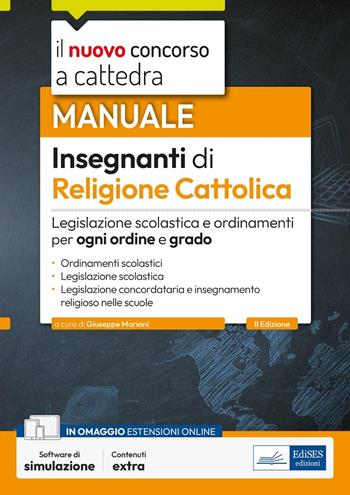 Concorso insegnanti di religione cattolica.  - Libro Edises professioni & concorsi 2024, Concorso a cattedra | libraccio.click