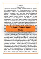 Così giurò Ippocrate?