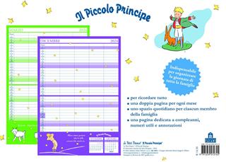 Il Piccolo Principe. Calendario della famiglia 2024 - Antoine de Saint-Exupéry - Libro Magazzini Salani 2023 | libraccio.click